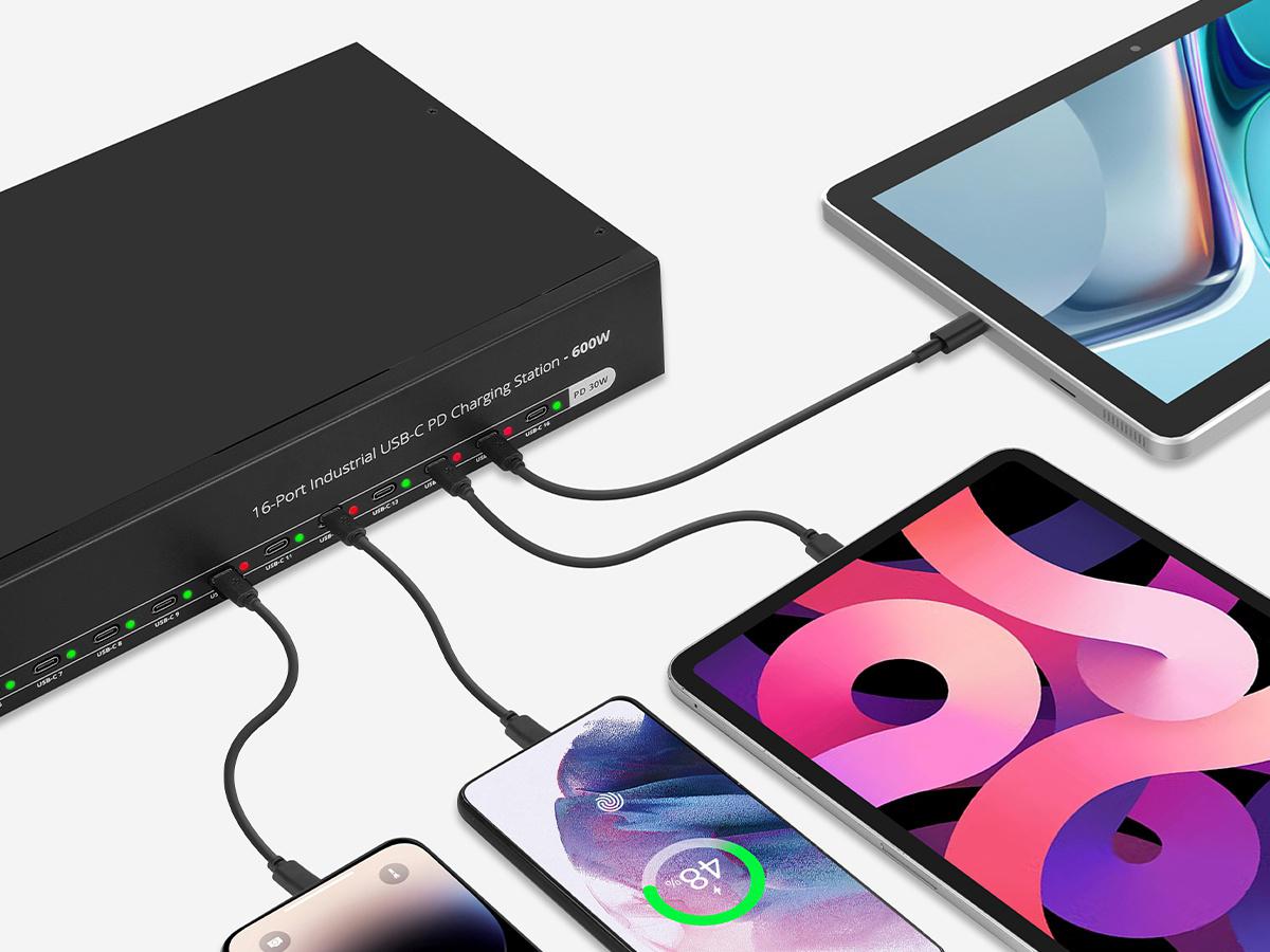 SIIG 16P Industrial USB-C Charging Hub - Channel XR