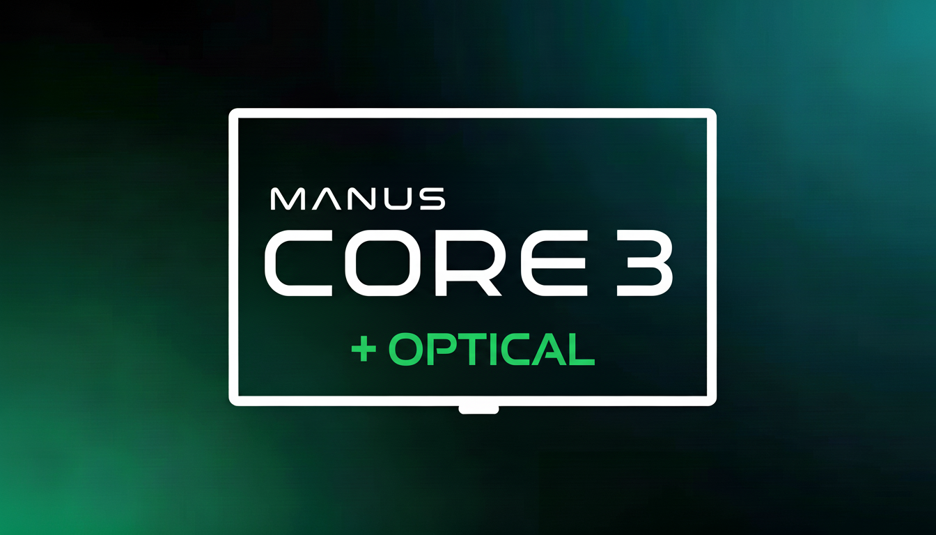 Manus Core 3 Plus Optical Software License - Channel XR