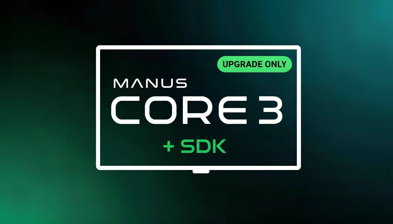 Manus Core 3 Software SDK License Upgrade - Channel XR