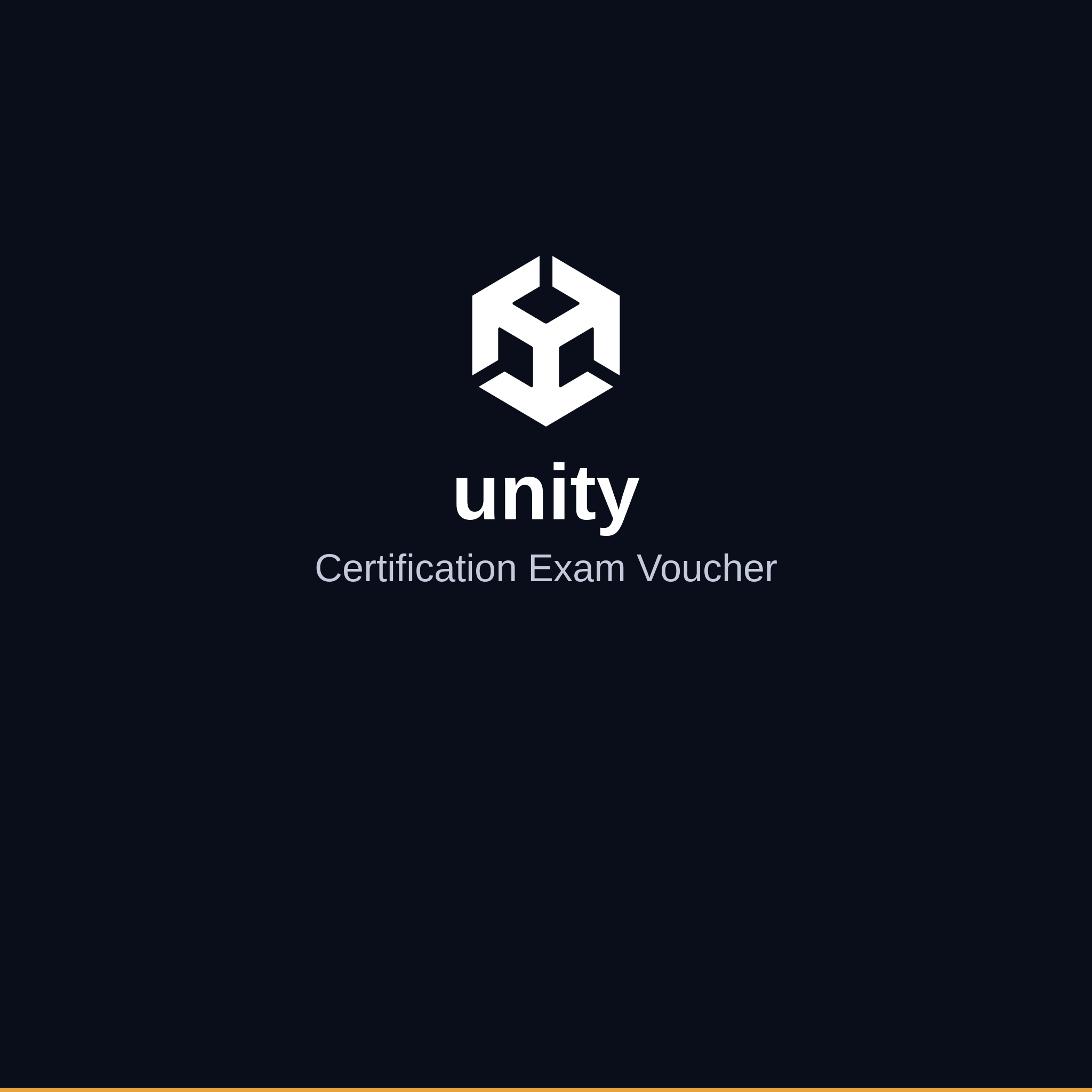 Unity Certification Exam Voucher
