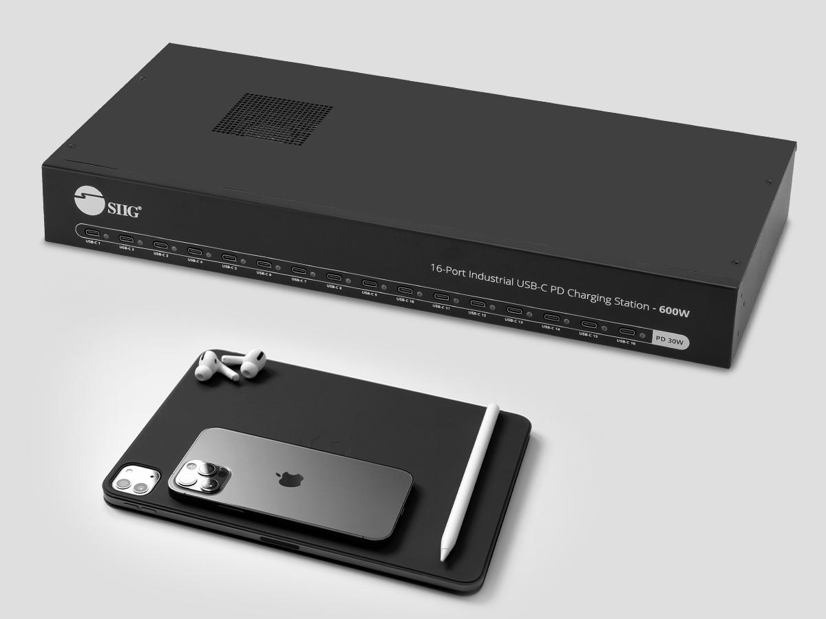 SIIG 16P Industrial USB-C Charging Hub - Channel XR
