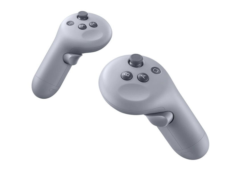 Samsung Galaxy XR Controllers Silver Shadow