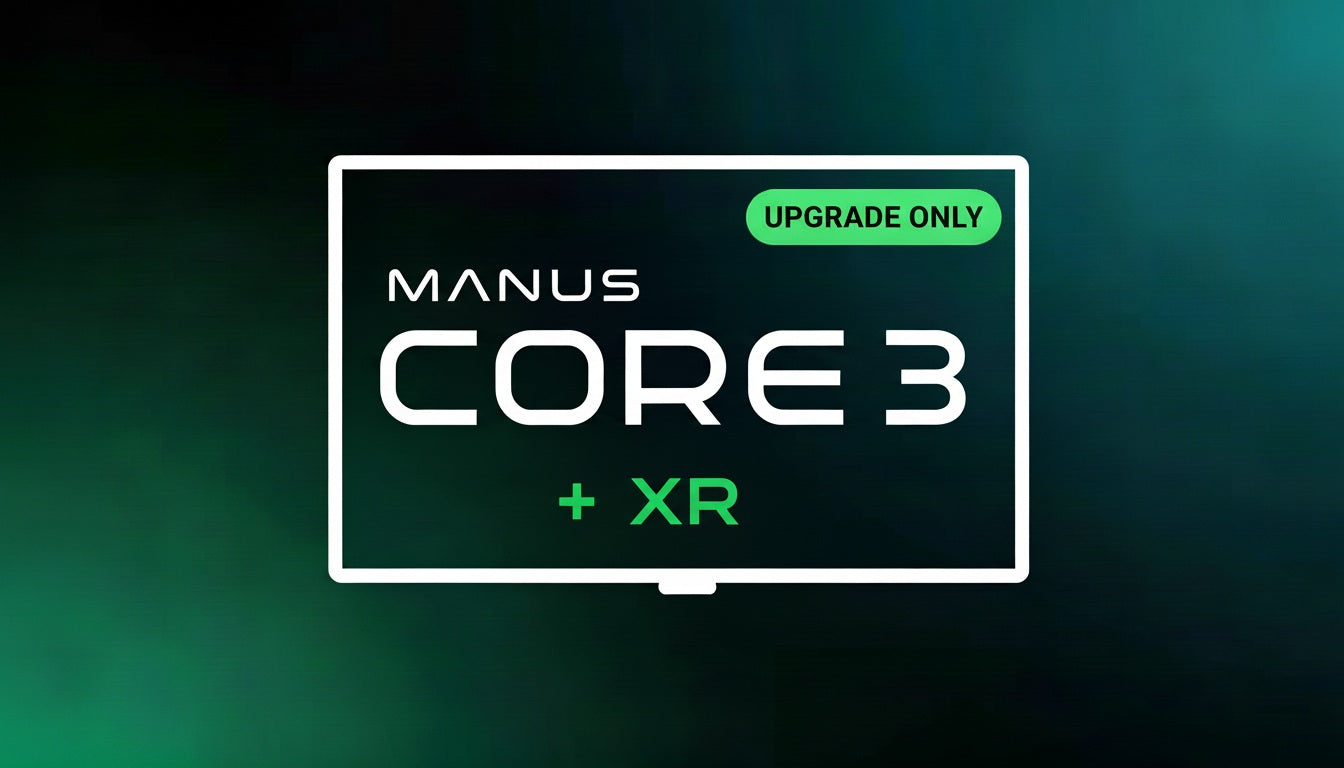 Manus Core 3 Software XR License Upgrade - Channel XR