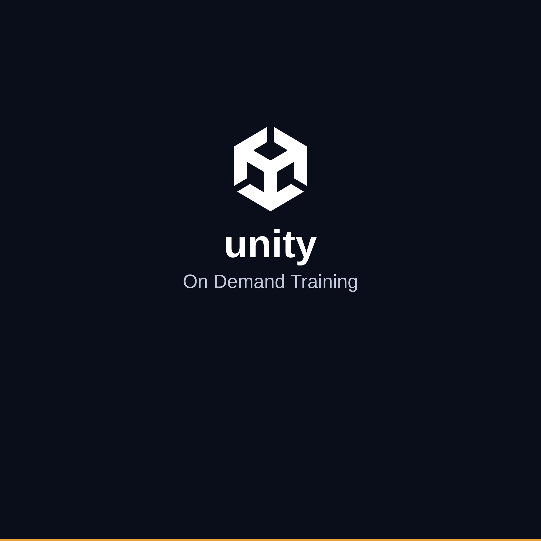Unity On Demand Training