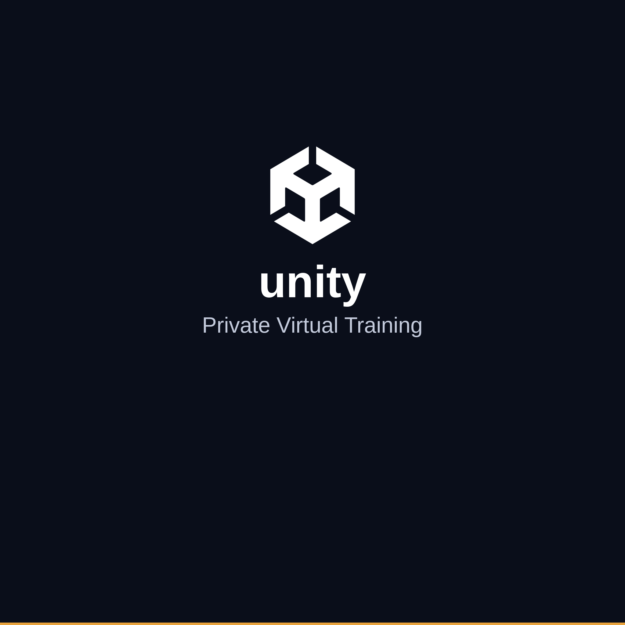 Unity Private Virtual Training