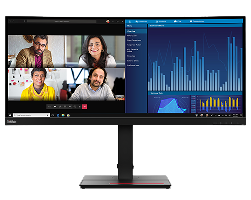 ThinkVision P34w-20 34in WQHD Ultra-Wide Curved Monitor - CHANNEL XR