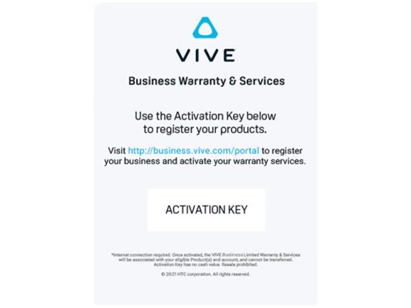 HTC Vive Business Warranty & Services - CHANNEL XR